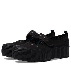 Keds Women's X Monster High Mary Jane Flat, Black, 9.5